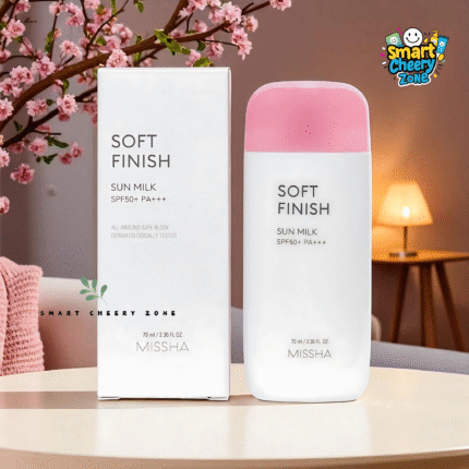 MISSHA Soft Finish Sun Milk SPF50+ PA+++ for Sun Protection and Smooth Skin